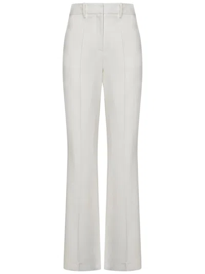 Shop Balmain Paris Trousers In White