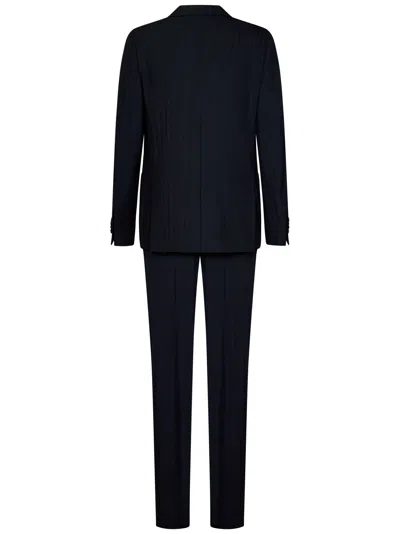 Shop Lardini Suit In Blue