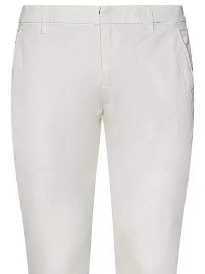 Shop Dondup Gaubert Trousers In White