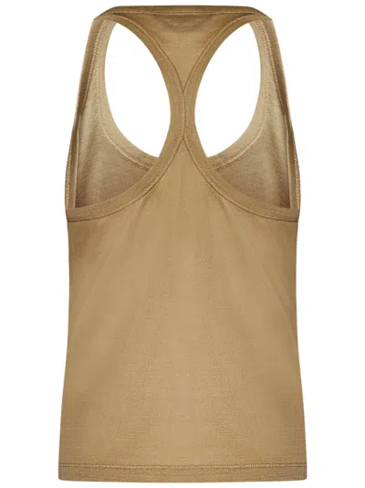 Shop Tom Ford Tank Top In Golden