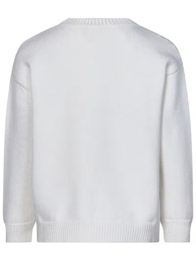 Shop Fendi Kids Sweater In White