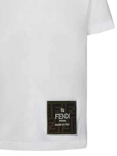 Shop Fendi Kids T-shirt In White