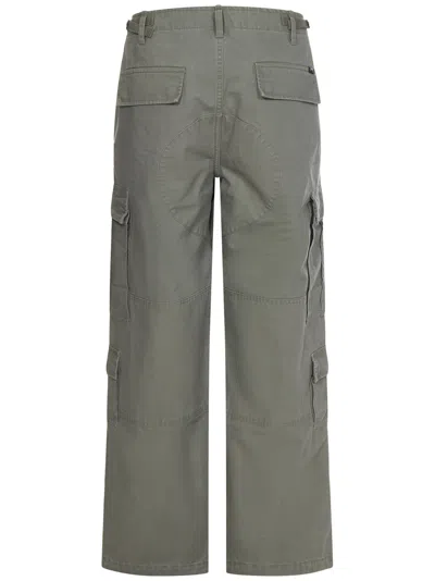 Shop Stussy Trousers In Green