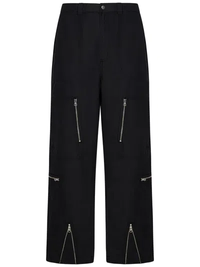 Shop Stussy Nyco Flight Trousers In Black