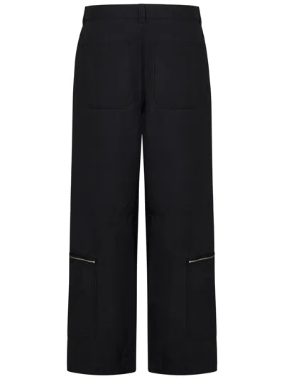 Shop Stussy Nyco Flight Trousers In Black