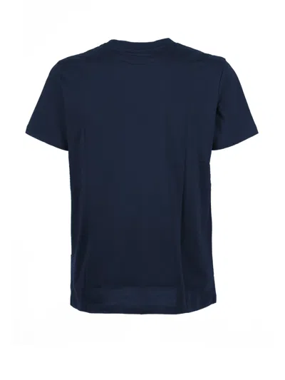 Shop Peuterey Navy Blue T-shirt With Pocket