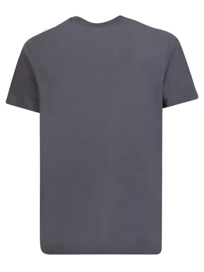 Shop Zanone Grey Cotton T-shirt