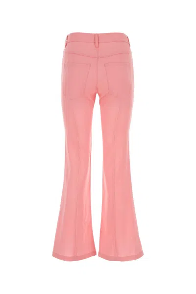 Shop Marni Pink Wool Blend Pant In 00c13