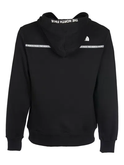 Shop The North Face Logo Drawstringed Hoodie In Black
