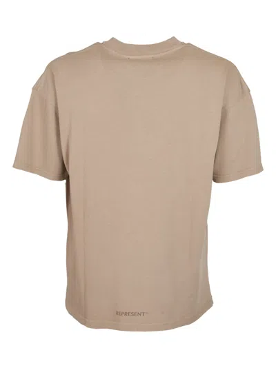 Shop Represent Horizons T-shirt In Washed Taupe