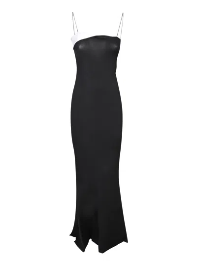 Shop Jacquemus Aro Black Dress