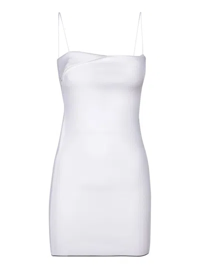 Shop Jacquemus Mini Aro White Dress