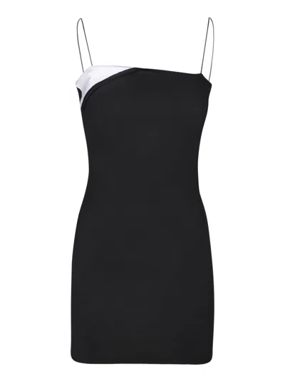 Shop Jacquemus Mini Aro Black Dress