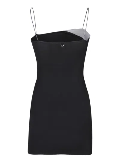 Shop Jacquemus Mini Aro Black Dress