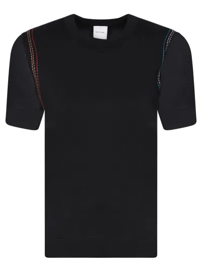Shop Paul Smith Short Sleeves Black T-shirt