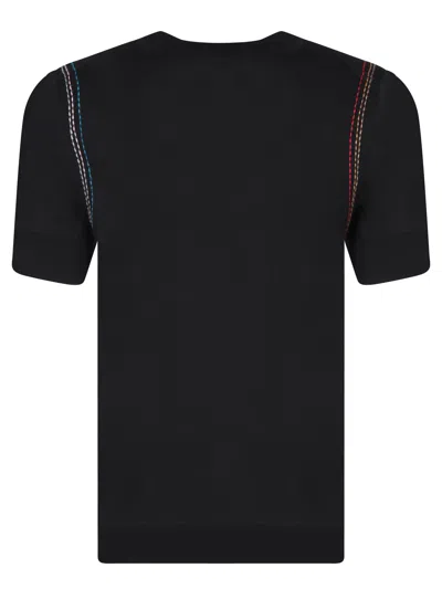 Shop Paul Smith Short Sleeves Black T-shirt