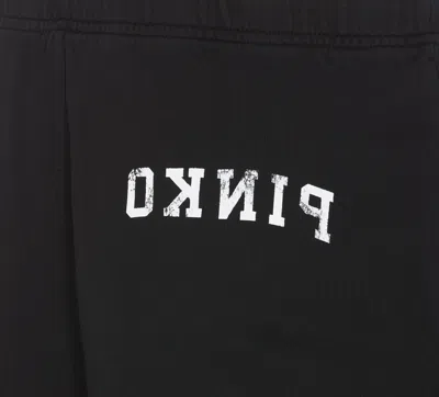 Shop Pinko Logo Shorts In Black