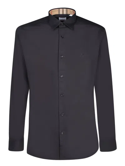 Shop Burberry Sherfield Black Shirt