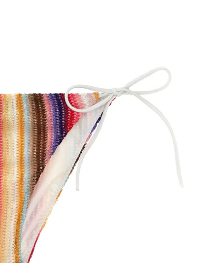 Shop Missoni Crochet Bikini In Multicolour