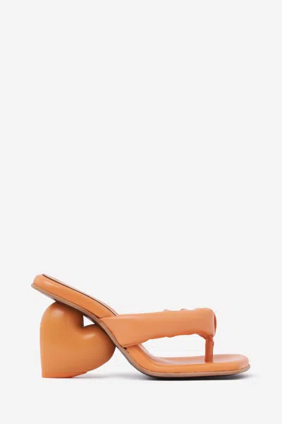 Yume Yume Love Mule Sandals In Orange