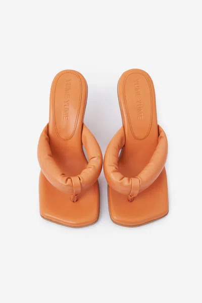 Yume Yume Love Mule Sandals In Orange