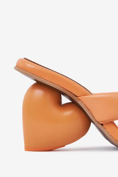 Yume Yume Love Mule Sandals In Orange