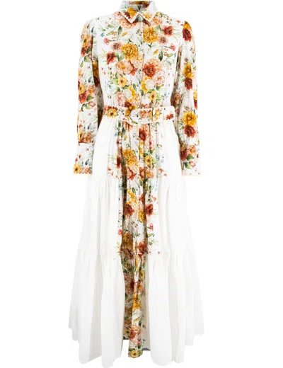 Shop Mc2 Saint Barth Dress In Cotton Botanika 01