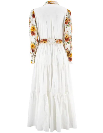 Shop Mc2 Saint Barth Dress In Cotton Botanika 01
