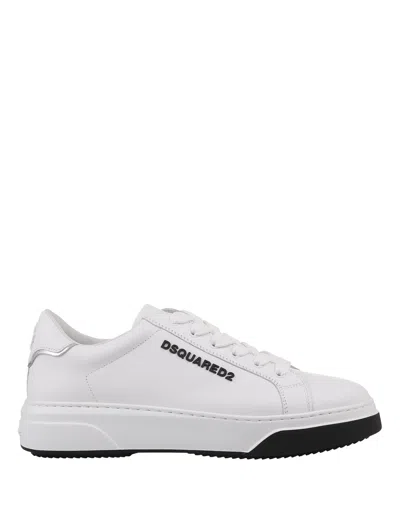 Shop Dsquared2 White 1964 Sneakers