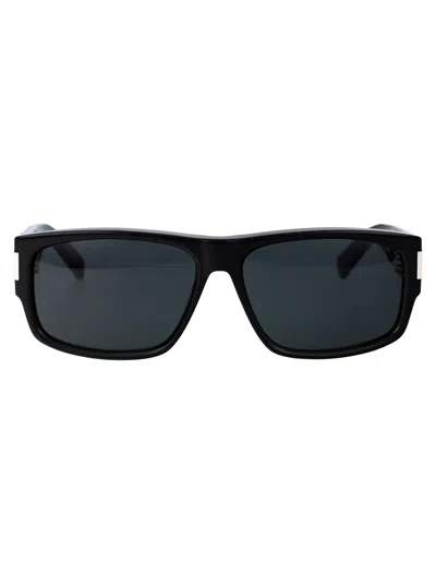 Shop Saint Laurent Sl 689 Sunglasses In 001 Black Black Black
