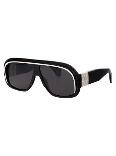 Shop Palm Angels Reedley Sunglasses In 1007 Black