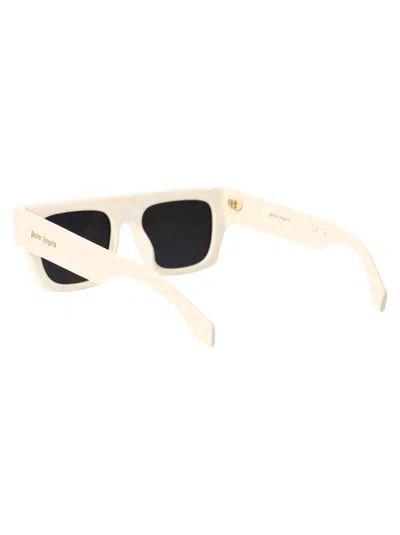 Shop Palm Angels Salton Sunglasses In 0107 White