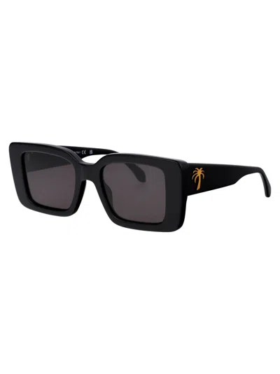 Shop Palm Angels Dorris Sunglasses In 1007 Black