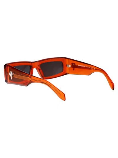 Shop Palm Angels Yreka Sunglasses In 2007 Orange