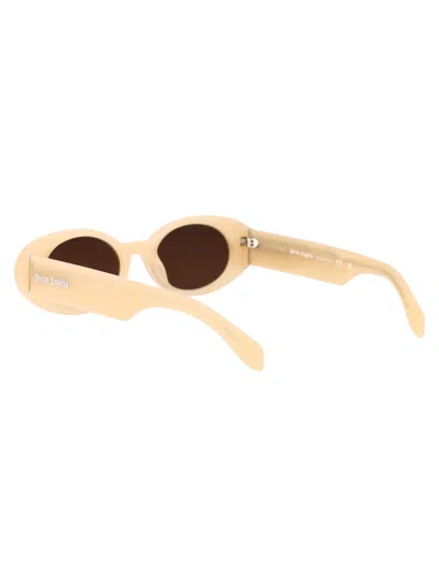 Shop Palm Angels Gilroy Sunglasses In 1764 Sand