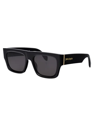 Shop Palm Angels Pixley Sunglasses In 1007 Black