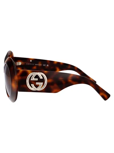Shop Gucci Gg1647s Sunglasses In 009 Havana Havana Brown