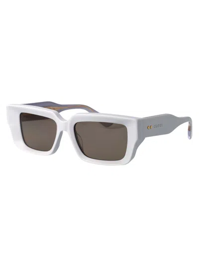 Shop Gucci Gg1529s Sunglasses In 004 Grey Grey Brown