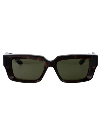 Shop Gucci Gg1529s Sunglasses In 002 Havana Havana Green