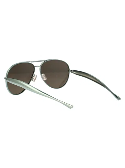 Shop Bottega Veneta Bv1305s Sunglasses In 006 Green Green Brown