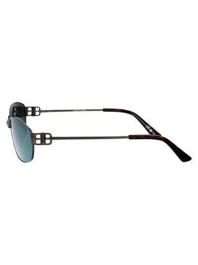 Shop Balenciaga Bb0336s Sunglasses In 005 Grey Grey Green