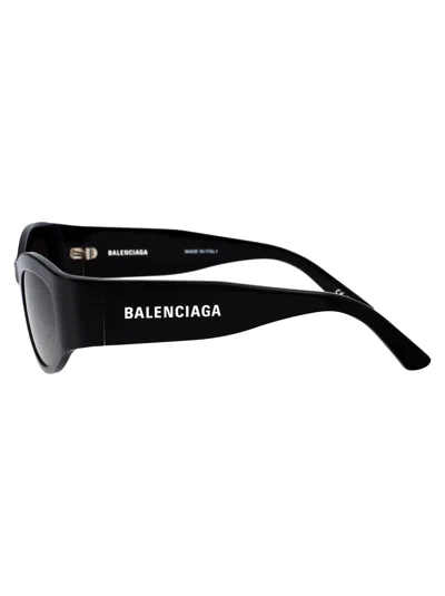 Shop Balenciaga Bb0330sk Sunglasses In 001 Black Black Grey
