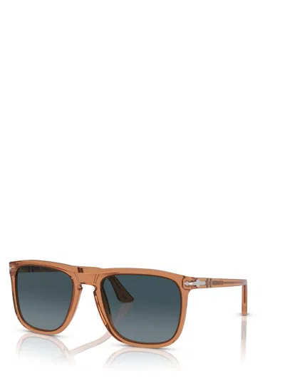 Shop Persol Po3336s Transparent Brown Sunglasses