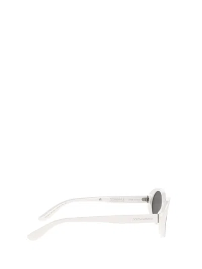 Shop Dolce &amp; Gabbana Eyewear Dg4443 White Sunglasses