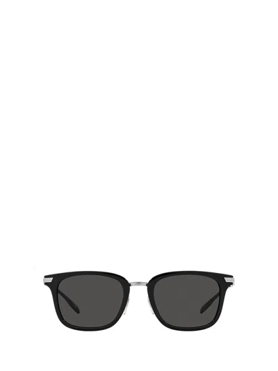 Shop Burberry Eyewear Be4395 Black Sunglasses