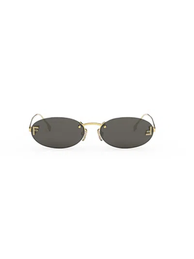 Shop Fendi Fe4075us Sunglasses In A