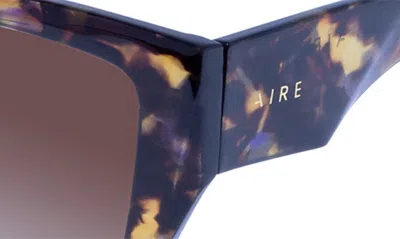 Shop Aire Pallas 52mm Cat Eye Sunglasses In Navy Galaxy Tort
