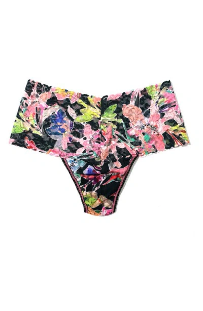 Shop Hanky Panky Print High Waist Retro Thong In Unapologetic