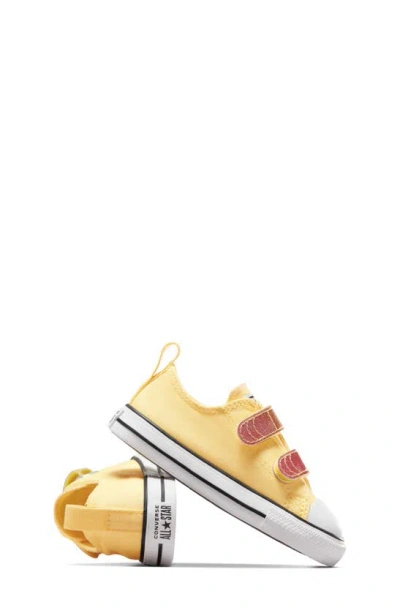 Shop Converse Kids' Chuck Taylor® All Star® 2v Sneaker In Butter/ Donut Glaze/ White