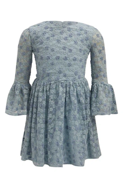 Shop Bardot Junior Kids' Eloise Lace Dress In Baby Blue